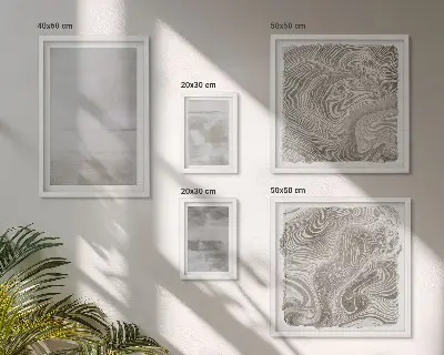 Pared galería de arte con texturas desgastadas de estilo moderno