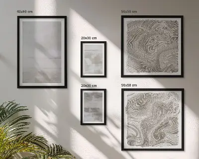 Pared galería de arte con texturas desgastadas de estilo moderno