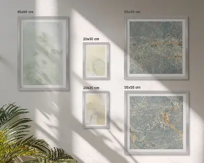 Pared galería de arte con texturas de pintura de acuarela en tonos pastel