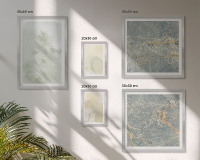 Pared galería de arte Texturas de pintura de acuarela en tonos pastel