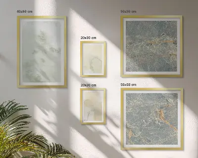 Pared galería de arte con texturas de pintura de acuarela en tonos pastel
