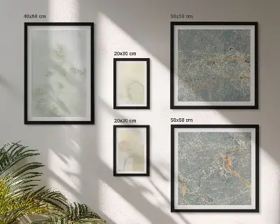 Pared galería de arte con texturas de pintura de acuarela en tonos pastel