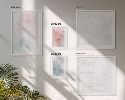 Pared galería de arte Texturas de acuarela en tonos pastel