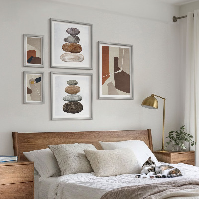 Pared galería de arte Arte abstracto bohemio nuevo