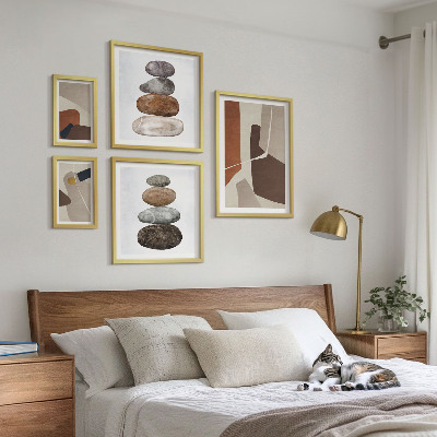 Pared galería de arte Arte abstracto bohemio nuevo