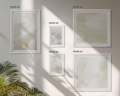 Conjunto de cuadros decorativos Pintura abstracta con pincel
