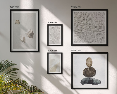 Set de 5 cuadros para salón Pintura moderna sobre arenisca