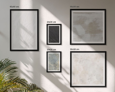 Set de 5 cuadros para salón Los colores de las elegantes estructuras de piedra
