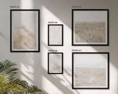 Conjunto de cuadros decorativos con texturas de moda en tonos pastel