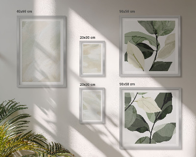 Pared galería de arte Pinturas brillantes, estilo boho abstracto