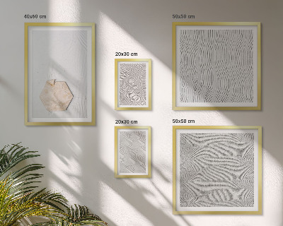 Set de 5 cuadros para salón Texturas de arena boho ligeras