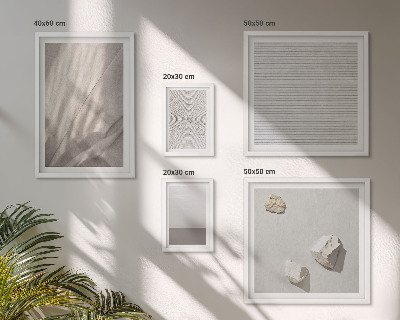 Conjunto de cuadros decorativos Delicadas texturas bohemias de la naturaleza