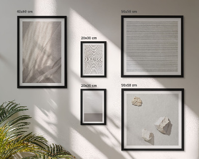 Conjunto de cuadros decorativos Delicadas texturas bohemias de la naturaleza