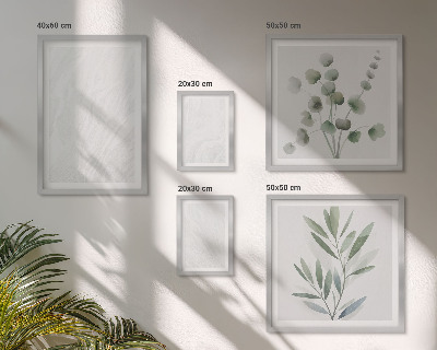Set de 5 cuadros para salón Elegante estructura de ramitas de mármol