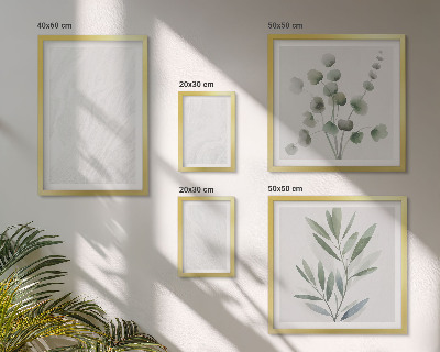 Set de 5 cuadros para salón Elegante estructura de ramitas de mármol