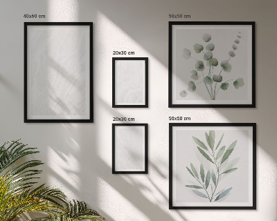 Set de 5 cuadros para salón Elegante estructura de ramitas de mármol