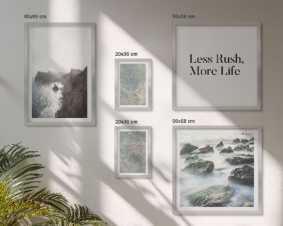 Pared galería de arte Melancolía de mármol verde