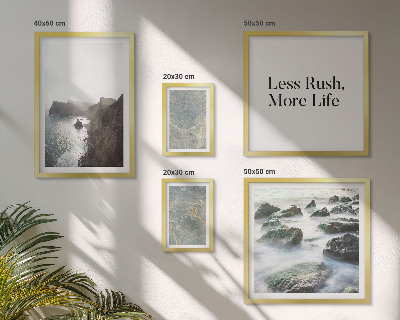 Pared galería de arte Melancolía de mármol verde