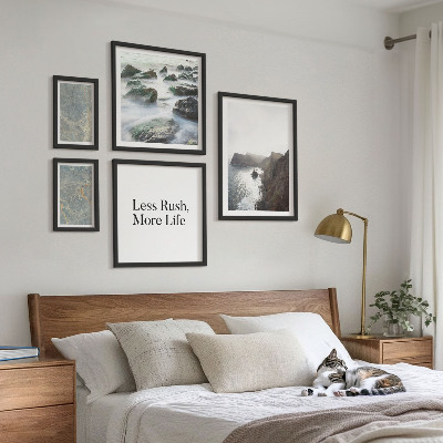 Pared galería de arte Melancolía de mármol verde