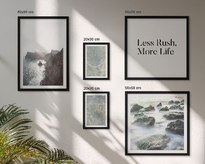 Pared galería de arte Melancolía de mármol verde