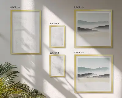 Conjunto de cuadros decorativos con fondo abstracto de manchas blancas