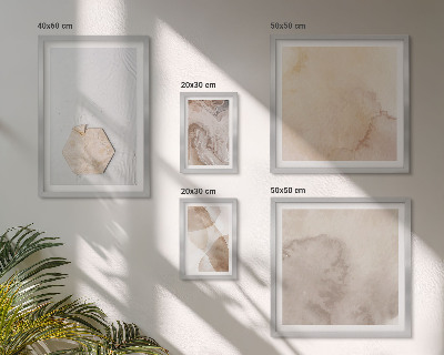 Set de 5 cuadros para salón Abstracción de la naturaleza por parte del diseñador