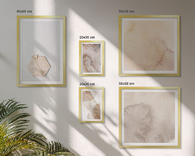 Set de 5 cuadros para salón Abstracción de la naturaleza por parte del diseñador