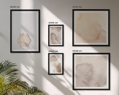 Set de 5 cuadros para salón Abstracción de la naturaleza por parte del diseñador