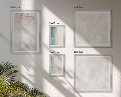 Pared galería de arte Textura sutil de acuarela