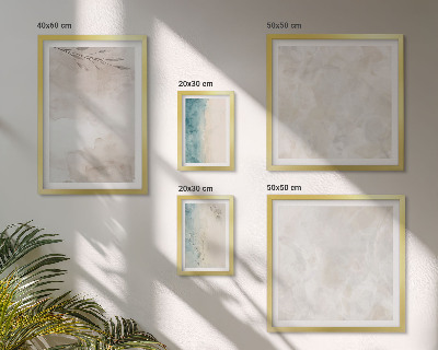 Pared galería de arte Textura sutil de acuarela