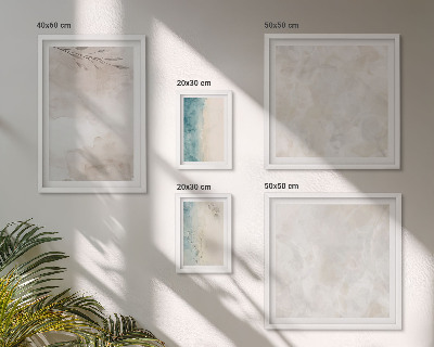 Pared galería de arte Textura sutil de acuarela