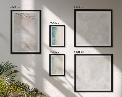 Pared galería de arte Textura sutil de acuarela