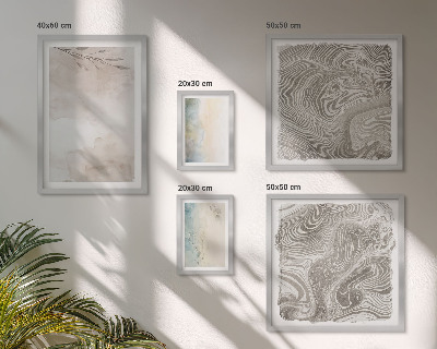 Conjunto de cuadros decorativos Delicadas pinturas de acuarela