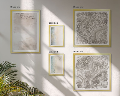 Conjunto de cuadros decorativos Delicadas pinturas de acuarela