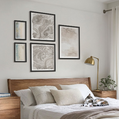 Conjunto de cuadros decorativos Delicadas pinturas de acuarela