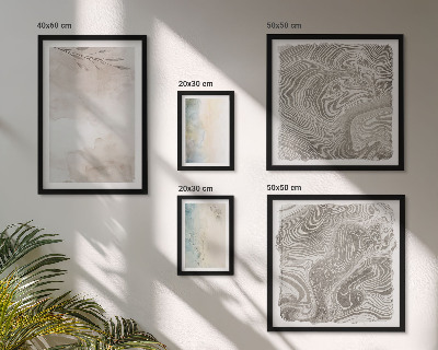 Conjunto de cuadros decorativos Delicadas pinturas de acuarela