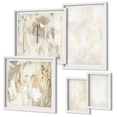 Pared galería de arte Diseño de pintura con textura brillante