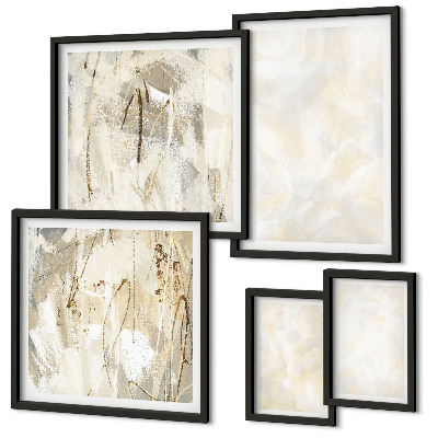 Pared galería de arte Diseño de pintura con textura brillante