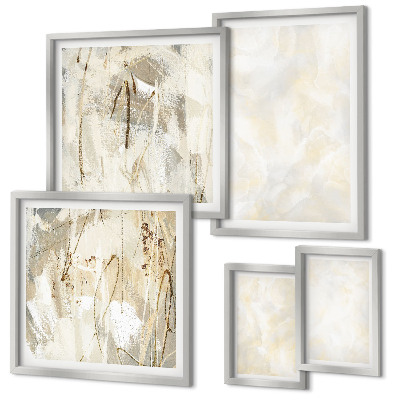 Pared galería de arte Diseño de pintura con textura brillante