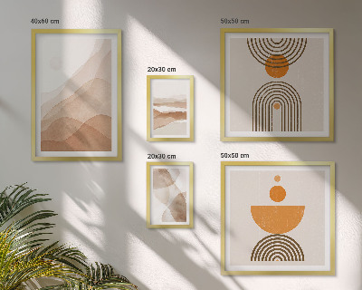 Conjunto de cuadros decorativos Estructuras de diversos matices de minimalismo.