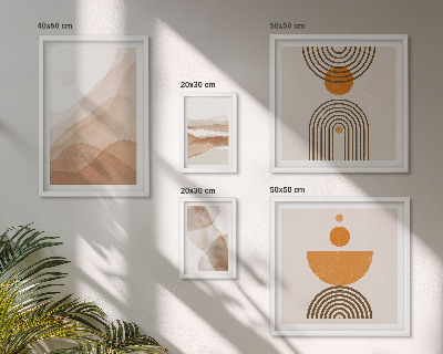 Conjunto de cuadros decorativos Estructuras de diversos matices de minimalismo.