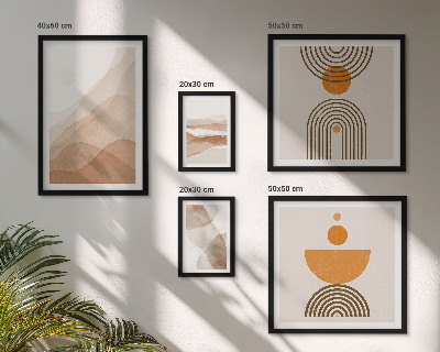 Conjunto de cuadros decorativos Estructuras de diversos matices de minimalismo.