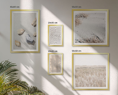 Conjunto de cuadros decorativos Texturas naturales de estilo bohemio