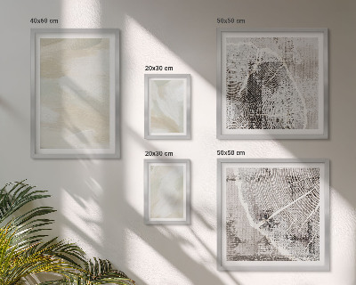Set de 5 cuadros para salón Textura de pintura minimalista