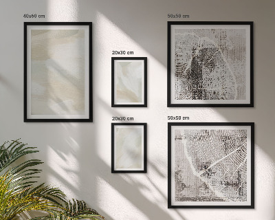 Set de 5 cuadros para salón Textura de pintura minimalista