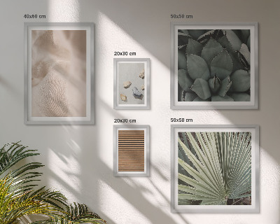 Pared galería de arte Texturas de tela de madera y piedras