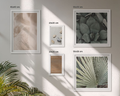 Pared galería de arte Texturas de tela de madera y piedras