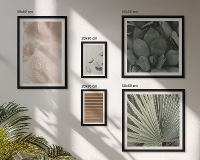 Pared galería de arte Texturas de tela de madera y piedras