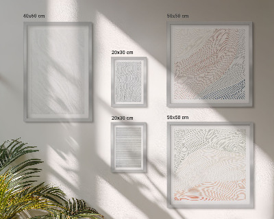 Conjunto de cuadros decorativos Patrones de cuerdas de estructuras brillantes