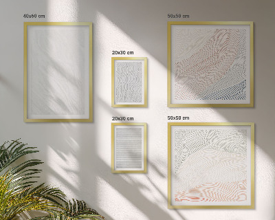 Conjunto de cuadros decorativos Patrones de cuerdas de estructuras brillantes